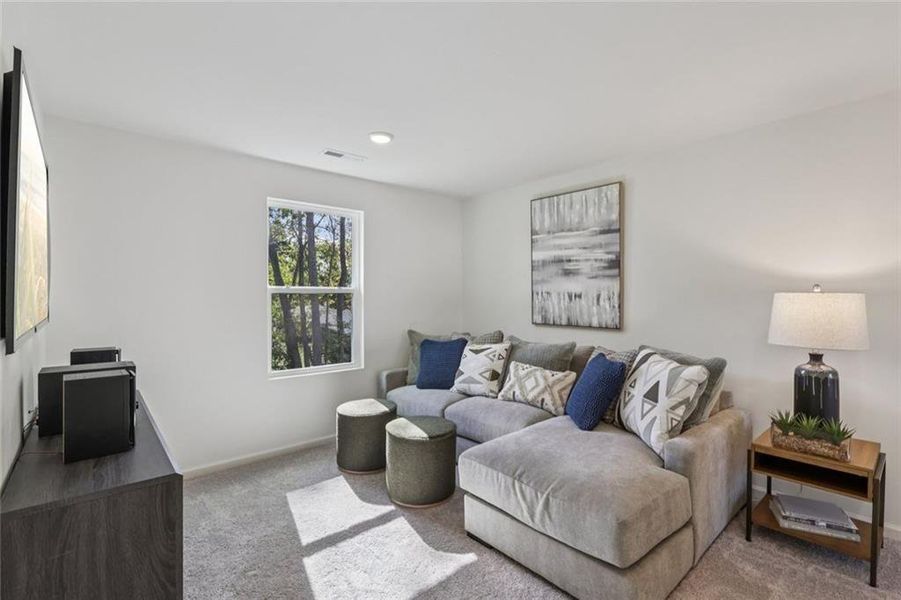 Furnished interior view inside a new home in Liberty Pointe, Villa Rica (Image 8).