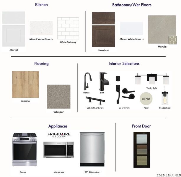 Sample of building materials used in homes in Mayfair - Select Garden Series, New Braunfels (Image 9).