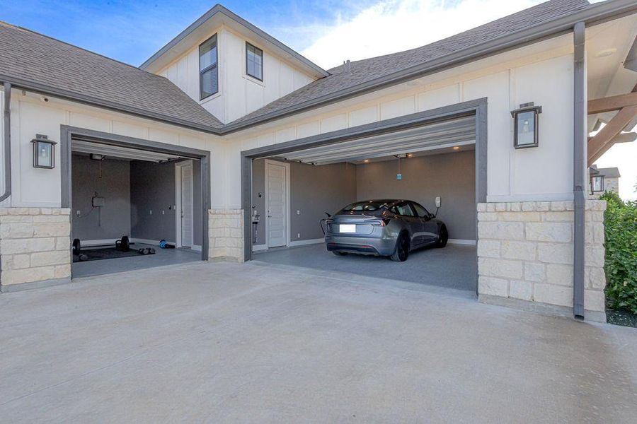 Exterior details and patio area of a home in North Haven, Liberty Hill (Image 23).