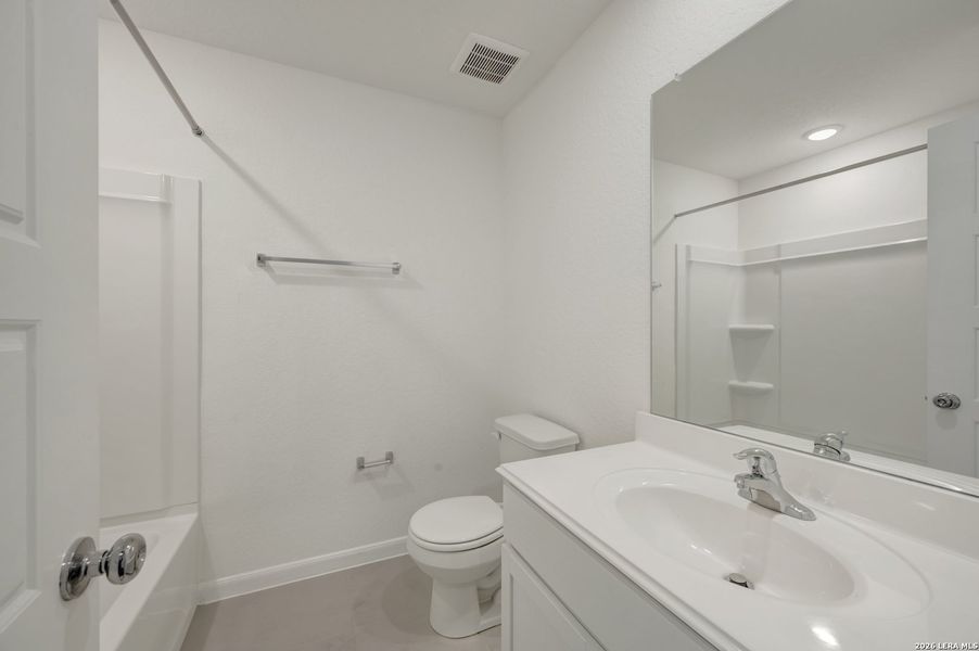 Furnished interior view inside a new home in Meadows at Clear Springs, New Braunfels (Image 14). Furnished interior view inside a new home in Meadows at Clear Springs, New Braunfels (Image 14).