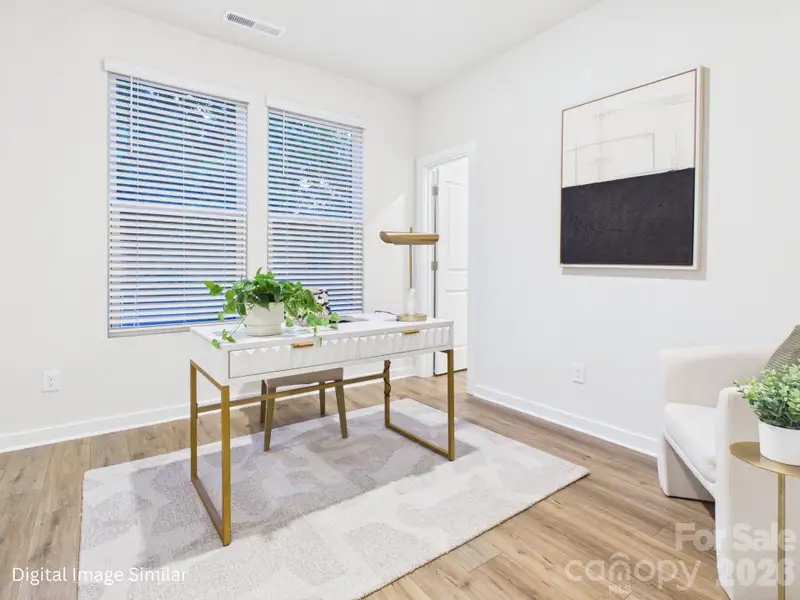 Furnished interior view inside a new home in , Charlotte (Image 29).