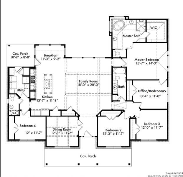 2D floor plan layout of this home in , Charlotte, TX (Image 3).