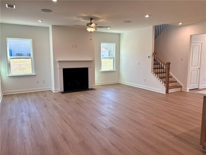 Spacious, unfurnished interior of a new home in Riversprings, Dacula (Image 48). Spacious, unfurnished interior of a new home in Riversprings, Dacula (Image 48).