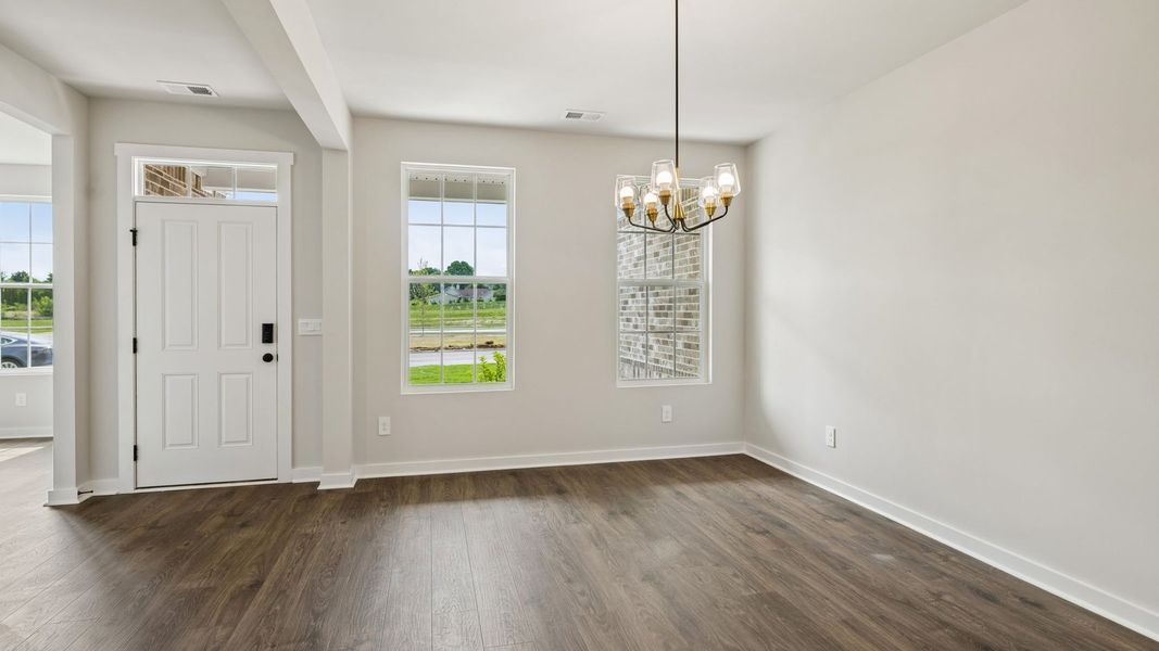 Representative unfurnished interior of a home built from the Holden by D.R. Horton in Harvest Point, Spring Hill (Image 28).