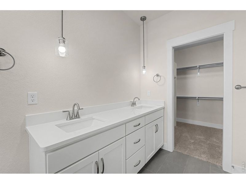 Furnished interior view inside a new home in The Lakes at Centerra - The Shores, Loveland (Image 5).