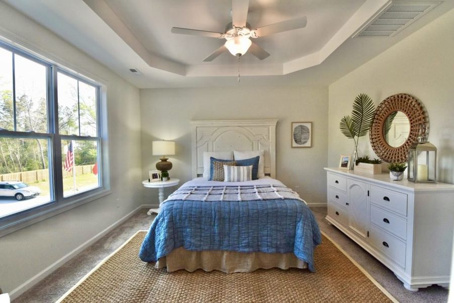 Furnished interior in a model home at Pine Ridge in Castle Hayne (Image 11).