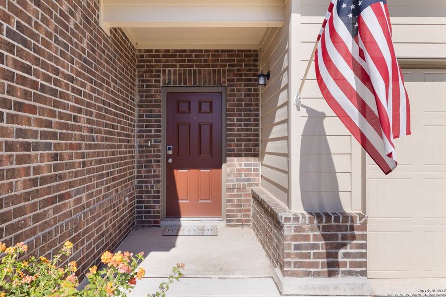 Exterior details and patio area of a home in Greenspoint Heights, Seguin (Image 3).