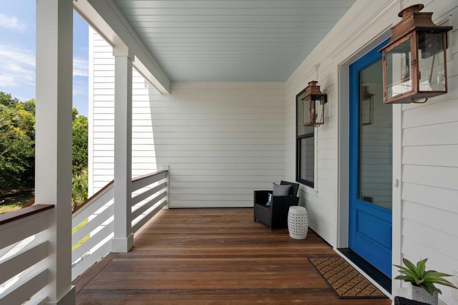 Exterior details and patio area of a home in , Isle Of Palms (Image 31). Exterior details and patio area of a home in , Isle Of Palms (Image 31).