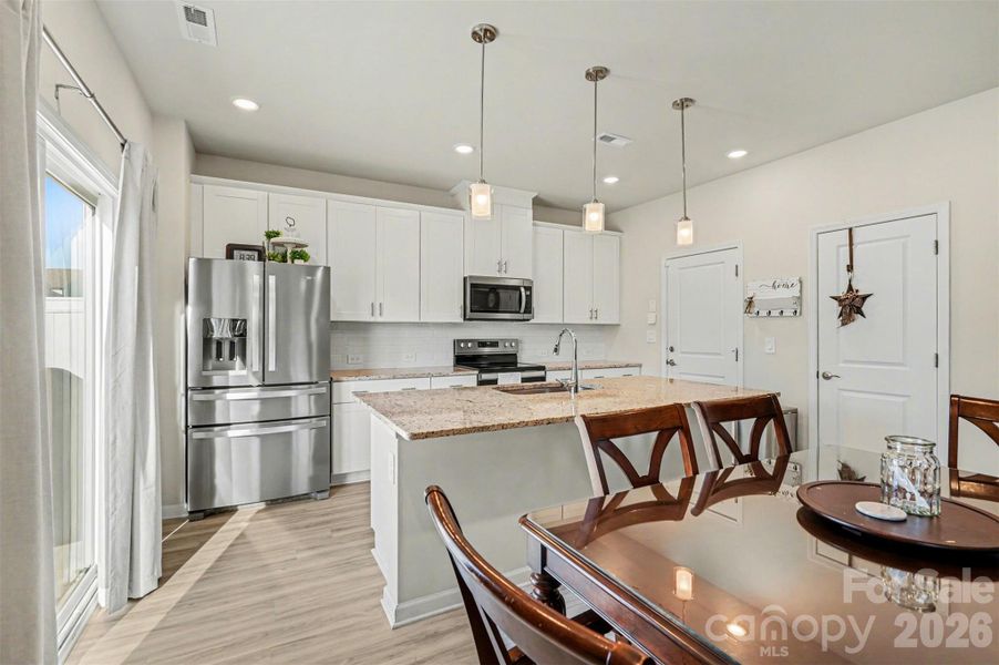 Furnished interior view inside a new home in Morgan Hills, Albemarle (Image 17).