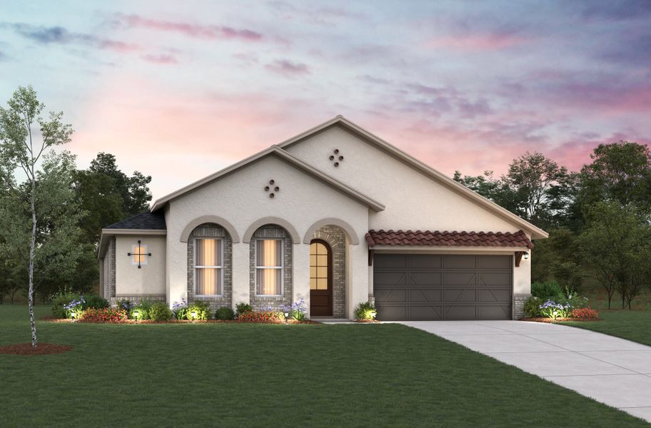 Representative exterior photo of a completed home built from the Lynnewood by Beazer Homes in COLTON, Todd Mission, TX (Image 16). Representative exterior photo of a completed home built from the Lynnewood by Beazer Homes in COLTON, Todd Mission, TX (Image 16).