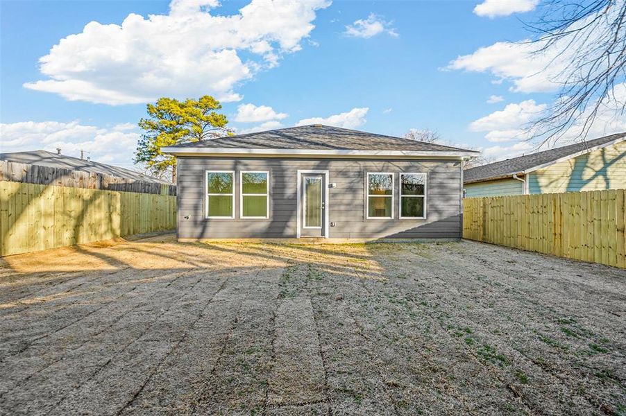 Exterior details and patio area of a home in , Dallas (Image 1). Exterior details and patio area of a home in , Dallas (Image 1).