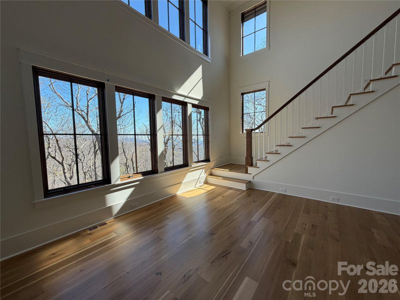 winter view photo from great room winter view photo from great room