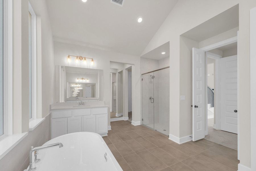 Furnished interior view inside a new home in Flora, Hutto (Image 9).