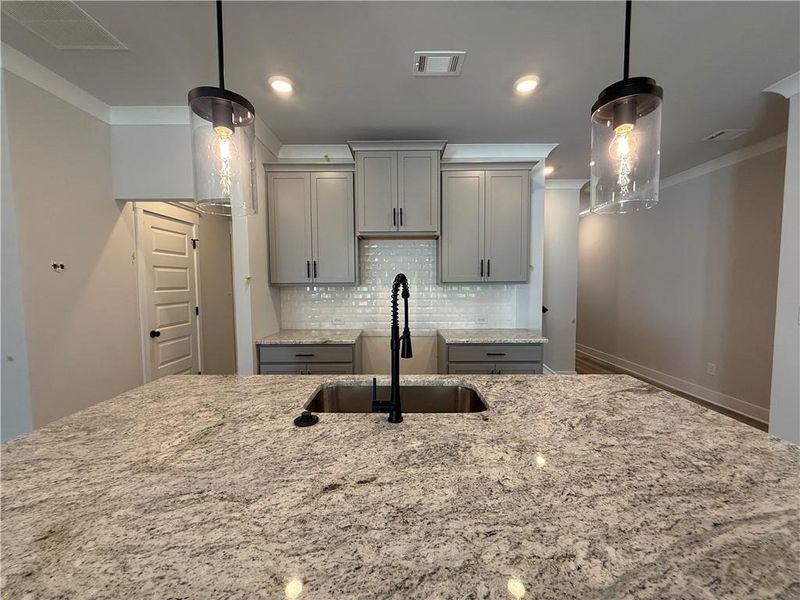 Furnished interior view inside a new home in The Towns at Auburn Station East, Auburn (Image 3).