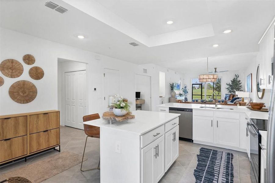 Furnished interior view inside a new home in , Venice (Image 13). Furnished interior view inside a new home in , Venice (Image 13).