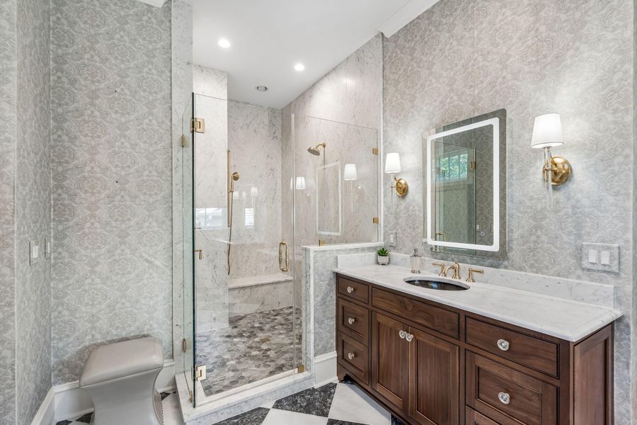 Furnished interior view inside a new home in , Mount Pleasant (Image 78).