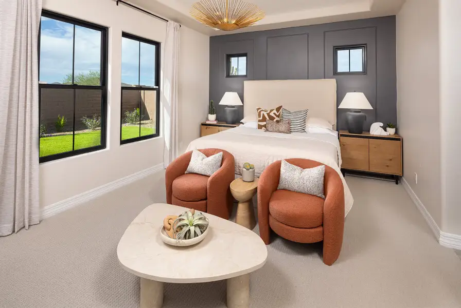 Furnished interior view inside a new home in Verdin, Phoenix (Image 4). Furnished interior view inside a new home in Verdin, Phoenix (Image 4).