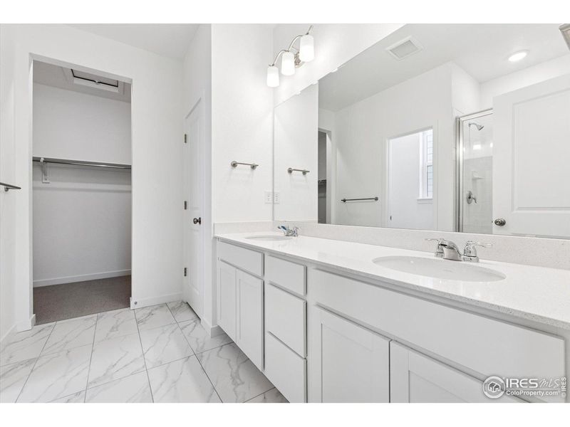 Furnished interior view inside a new home in The Overlook at Johnstown Farms, Johnstown (Image 6).