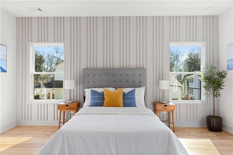 Furnished interior view inside a new home in , Atlanta (Image 19).