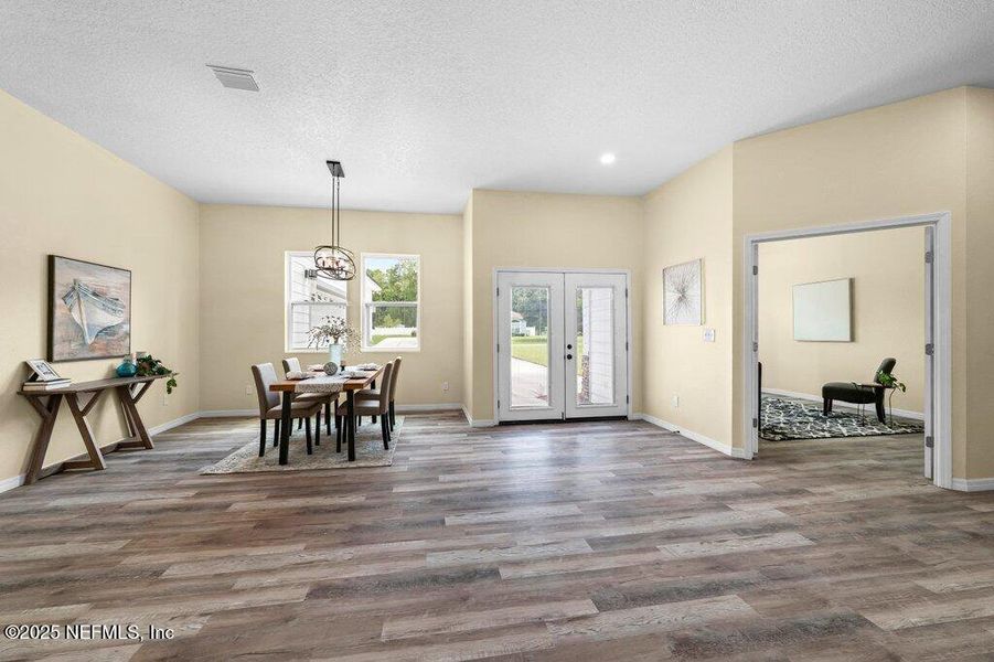 Furnished interior view inside a new home in , Jacksonville (Image 29).