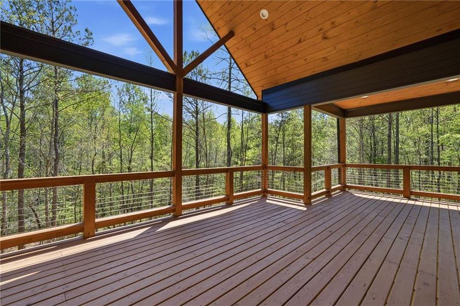 Exterior details and patio area of a home in , Talking Rock (Image 4). Exterior details and patio area of a home in , Talking Rock (Image 4).