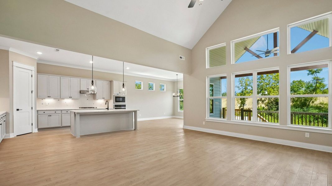 Elevated kitchen and spacious dining areas Elevated kitchen and spacious dining areas