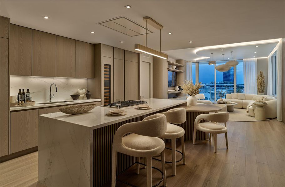 Furnished interior view inside a new home in , Fort Lauderdale (Image 13). Furnished interior view inside a new home in , Fort Lauderdale (Image 13).