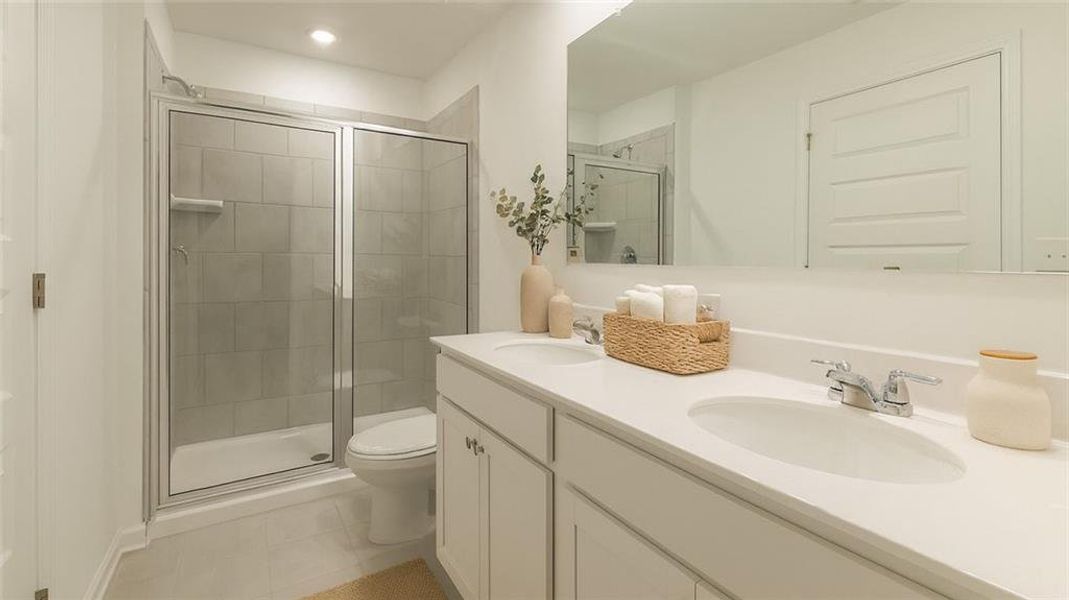 Furnished interior view inside a new home in Benteen Reserve, Atlanta (Image 5).