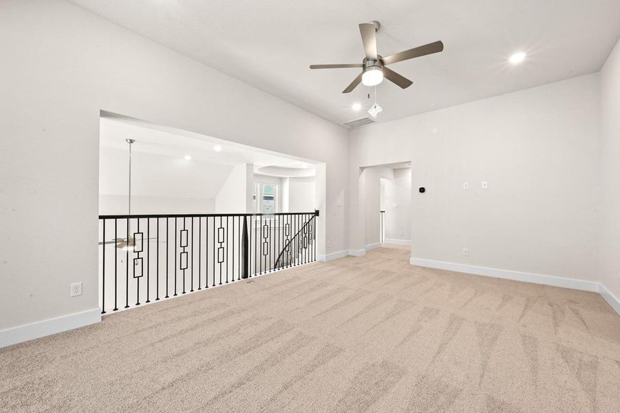 Spacious, unfurnished interior of a new home in 6 Creeks at Waterridge: 70ft. lots, Kyle (Image 22).