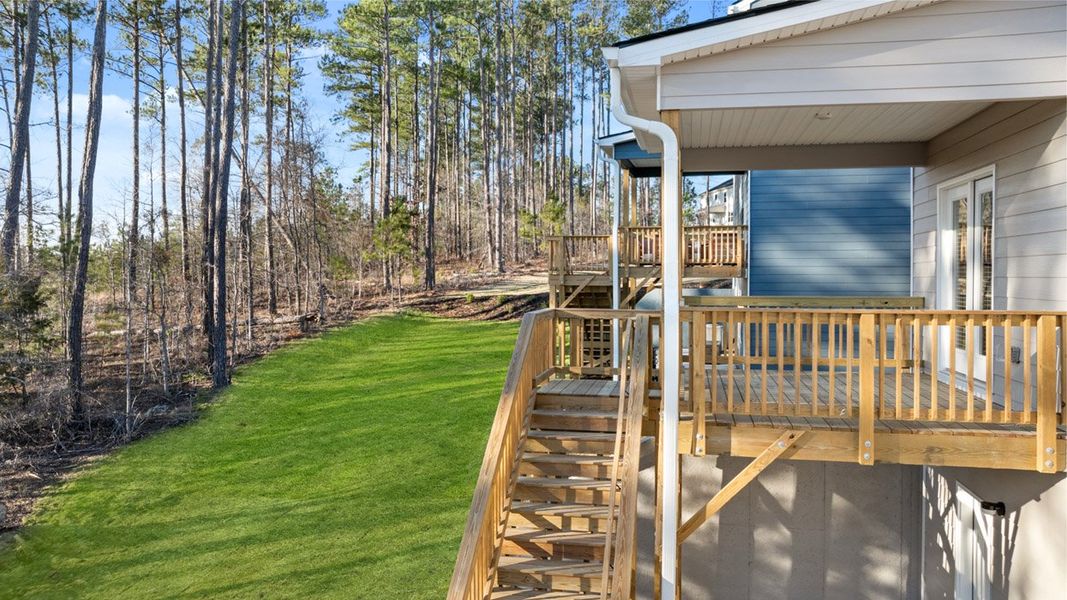 Exterior details and patio area of a home in Southwind Village, Evans (Image 29).