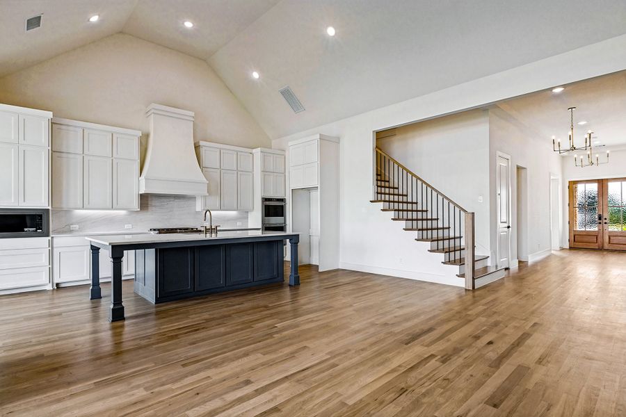 Furnished interior view inside a new home in Hilltop Ranch, Leander (Image 9).