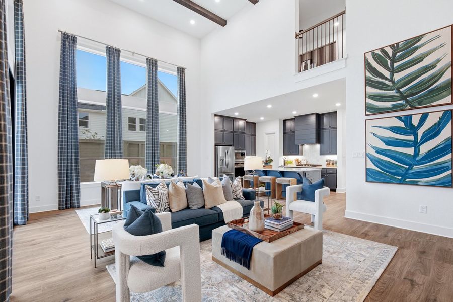 Representative Family Room - some options shown Representative Family Room - some options shown