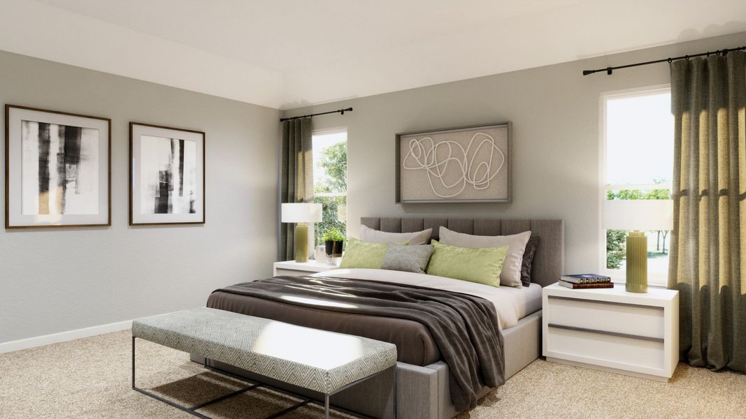 Representative furnished interior of a home built from the The Sienna - April Sound by Legend Homes in Lake Conroe Area Homes, Montgomery (Image 14).