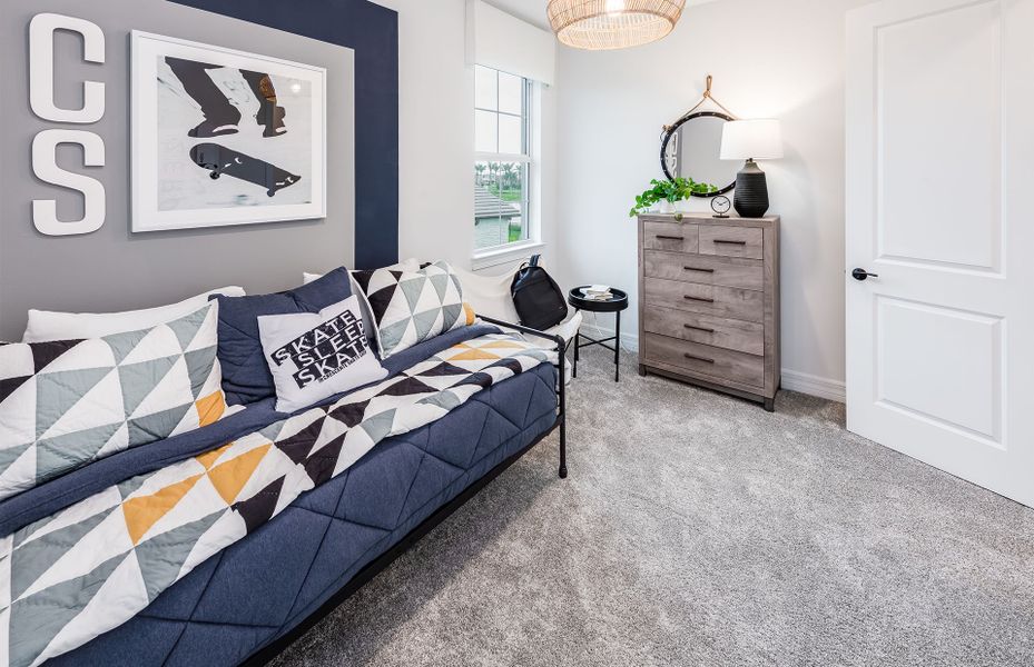 Furnished interior view inside a new home in Avondale at Avenir, Palm Beach Gardens (Image 15).