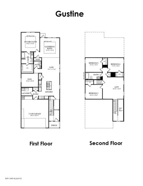2D floor plan layout of this home in Mavera, Conroe, TX (Image 3). 2D floor plan layout of this home in Mavera, Conroe, TX (Image 3).