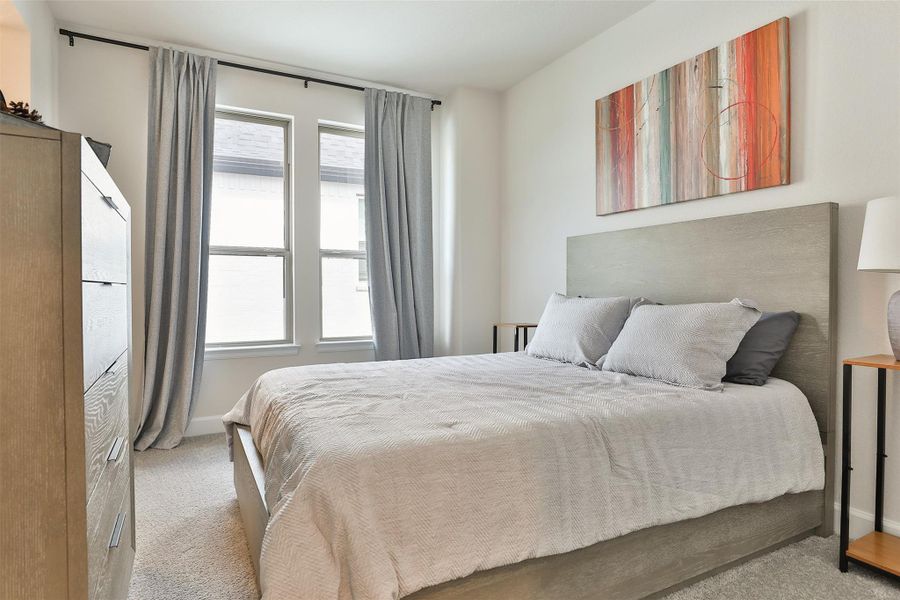 Furnished interior view inside a new home in Elyson, Katy (Image 31).