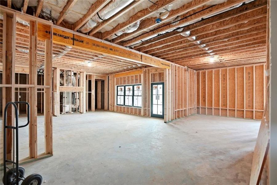 In-progress construction of a new home in , Cumming, GA (Image 23).