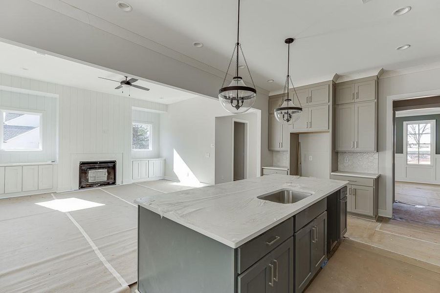 Furnished interior view inside a new home in , Cumming (Image 9).