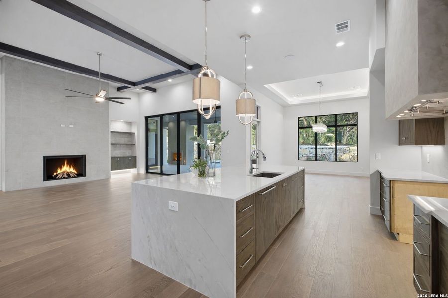 Furnished interior view inside a new home in , San Antonio (Image 10).