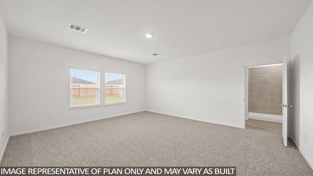 Spacious, unfurnished interior of a new home in New Waverly Station, New Waverly (Image 16).