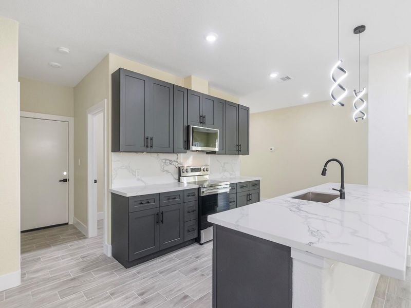 Furnished interior view inside a new home in , Cleveland (Image 12). Furnished interior view inside a new home in , Cleveland (Image 12).