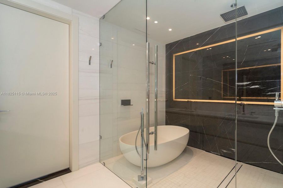 Furnished interior view inside a new home in Aston Martin Residences, Miami (Image 14).