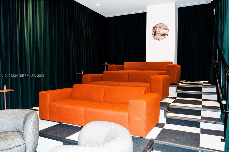 Furnished interior view inside a new home in , Miami (Image 5). Furnished interior view inside a new home in , Miami (Image 5).