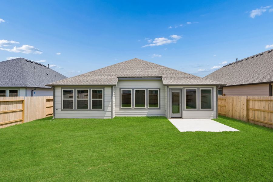 Exterior details and patio area of a home in Riviera Pines, Huffman (Image 3). Exterior details and patio area of a home in Riviera Pines, Huffman (Image 3).