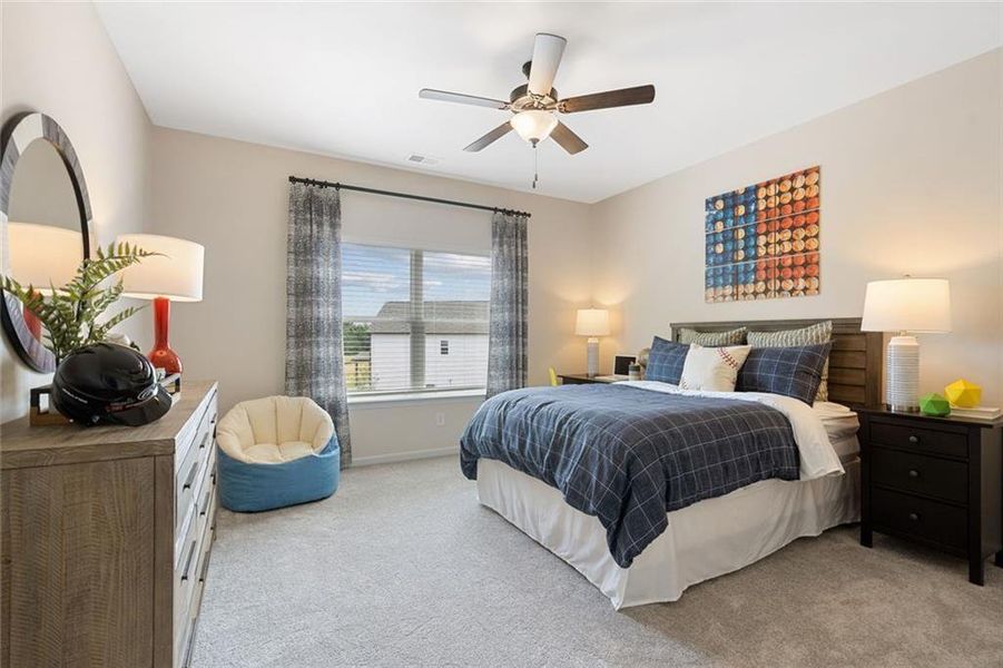 Furnished interior view inside a new home in Allen Manor, Hoschton (Image 12).