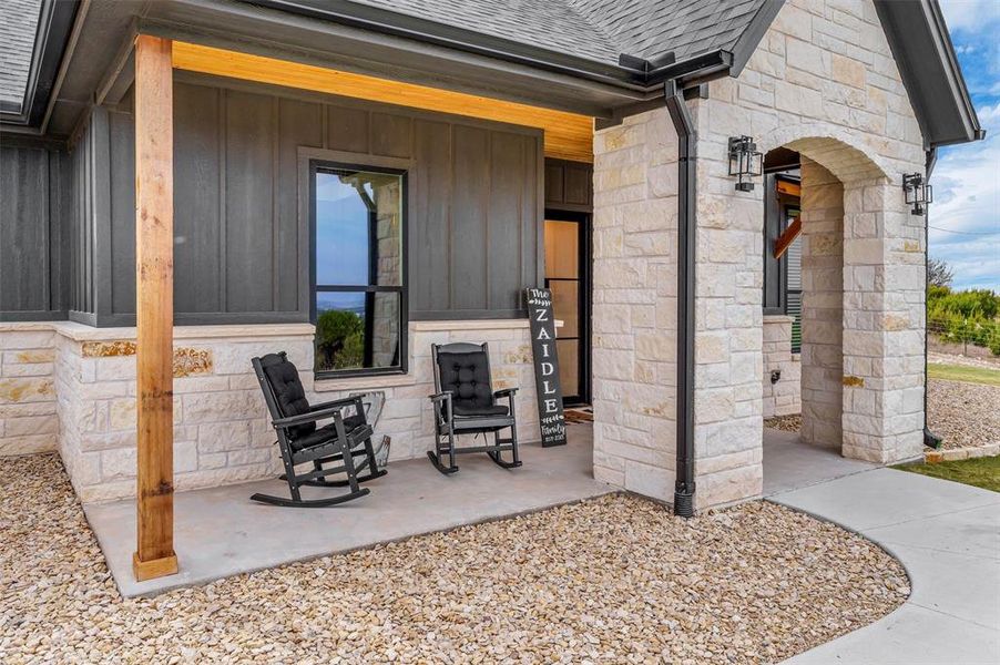 Exterior details and patio area of a home in , Godley (Image 27). Exterior details and patio area of a home in , Godley (Image 27).