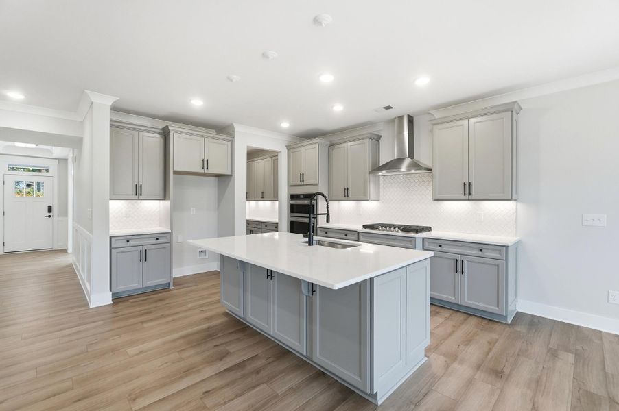 Furnished interior view inside a new home in Enclave at Riverdale, Huntersville (Image 7).