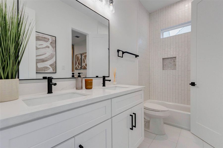 Furnished interior view inside a new home in , Houston (Image 15). Furnished interior view inside a new home in , Houston (Image 15).