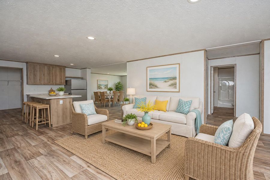 Furnished interior view inside a new home in , St. Stephen (Image 10).