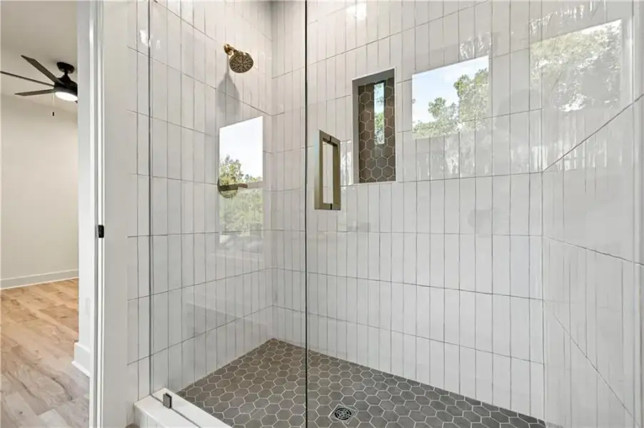 Close-up of interior finishes inside a home in , Atlanta (Image 17).